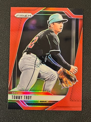 #ad #ad Tommy Troy 2025 Panini Prizm Baseball Red 299 Diamondbacks 164 $3.99