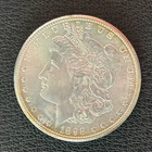 1898 Morgan Silver Dollar - No Mint Mark - Near fine w/Patina At Edges