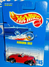 Hot Wheels Mid 1990s Mainline #215 Auburn 852 Red w/ 5SPs