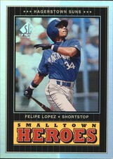 2000 SP Top Prospects Small Town Heroes #S5 Felipe Lopez RC Rookie Card. rookie card picture
