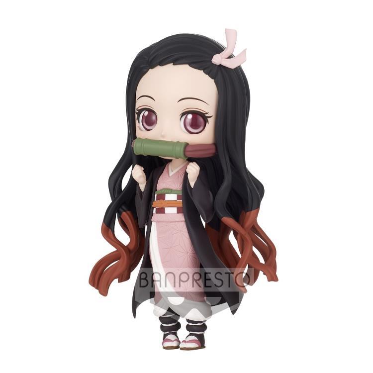 BANDAI - Qposket  竈門ねずこ New Bandai Demon Slayer Nezuko Kamado Anime Action Figure