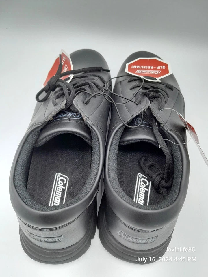 Nuevo Hombre Coleman Zapatilla DANNY Talla 12 Negro Foto 2 de 4