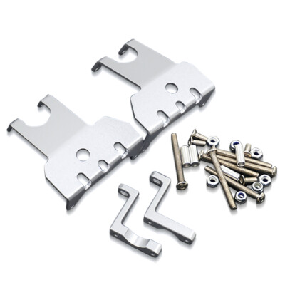 axial wraith アルミパーツ Axial Wraith Metal SKID PLATE + Front & Rear Trailing Arms -SILVER-