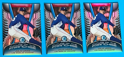 3ct. 2014 BOWMAN CHROME - FRANCHISE - REFRACTOR - JULIO URIAS (RC's) #FF-JU (SP)