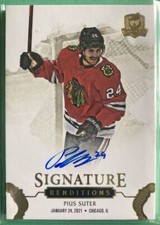 2020-21 The Cup Signature Renditions Pius Suter #SR-PS