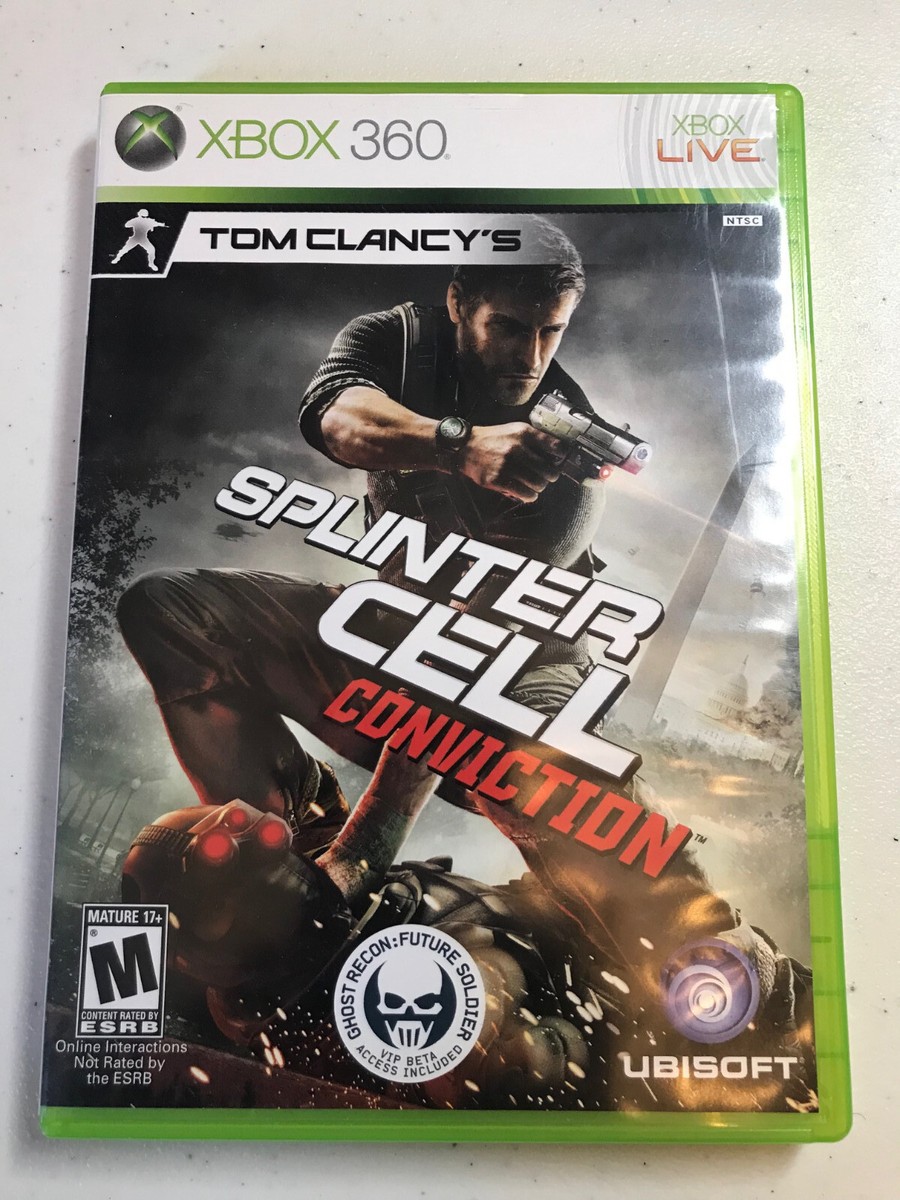 Jeu Splinter Cell Conviction Xbox 360 - Bon état, Boîtier Et Instructions