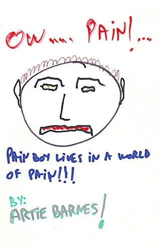 ARTIE BARNES (Barnes & Barnes) Seltsame Original KUNSTZEICHNUNGEN unbezahlbar! (Mama)
