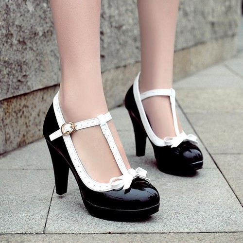 cute platform mary janes