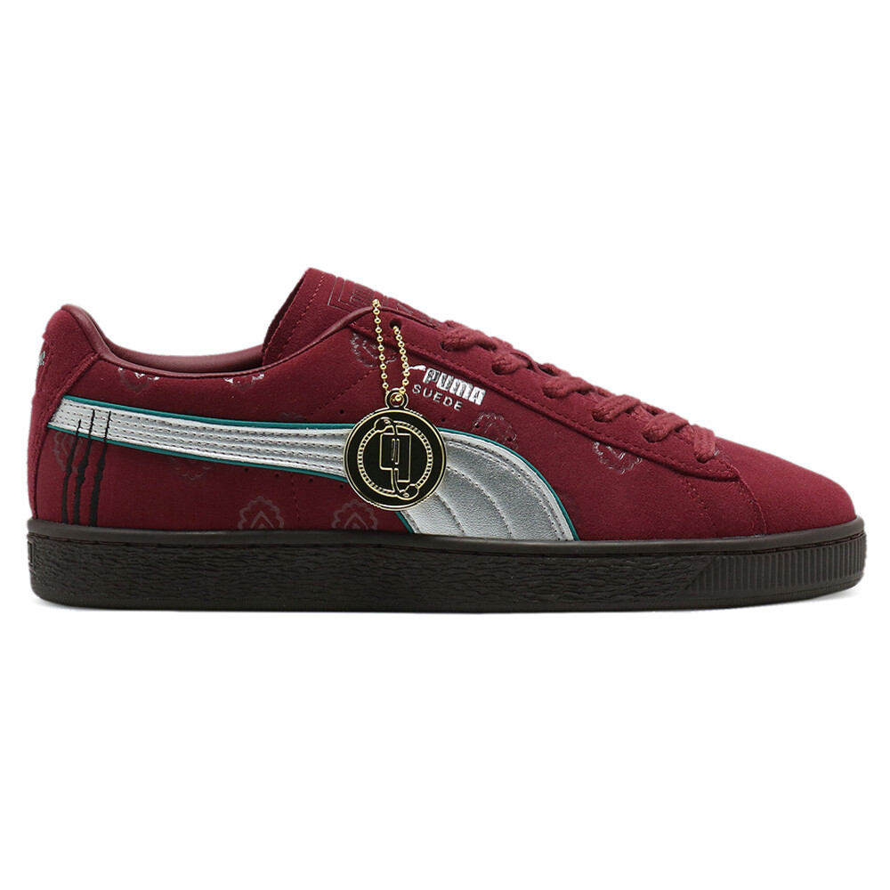 Puma Suede RedHaired Shanks X Op на шнуровке мужские бордовые кроссовки повседневная обувь 39