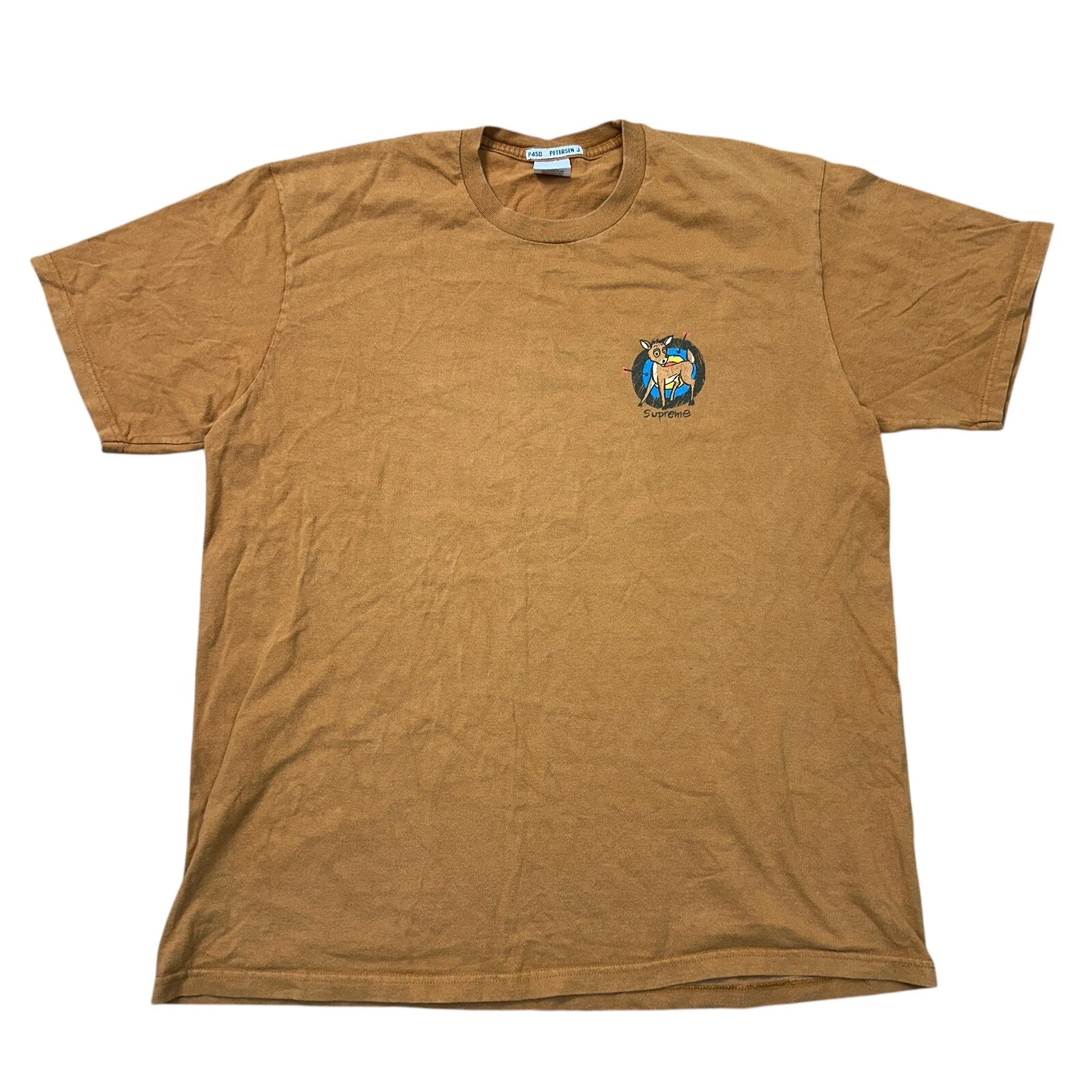 Tee shirt Supreme Deer USA imprimé graphique S22 marron homme grand