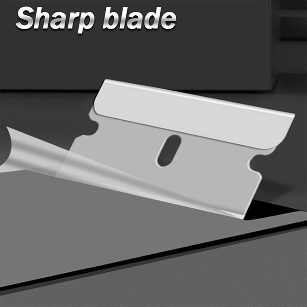 100 PCS Razor Blades Single Edge Extra Sharp Heat Treated Safety Knife ...