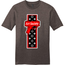 NEW Art Society SUPER DRIP Tee Shirt HEATHER BROWN SMALL-4XLARGE MADE IN USA