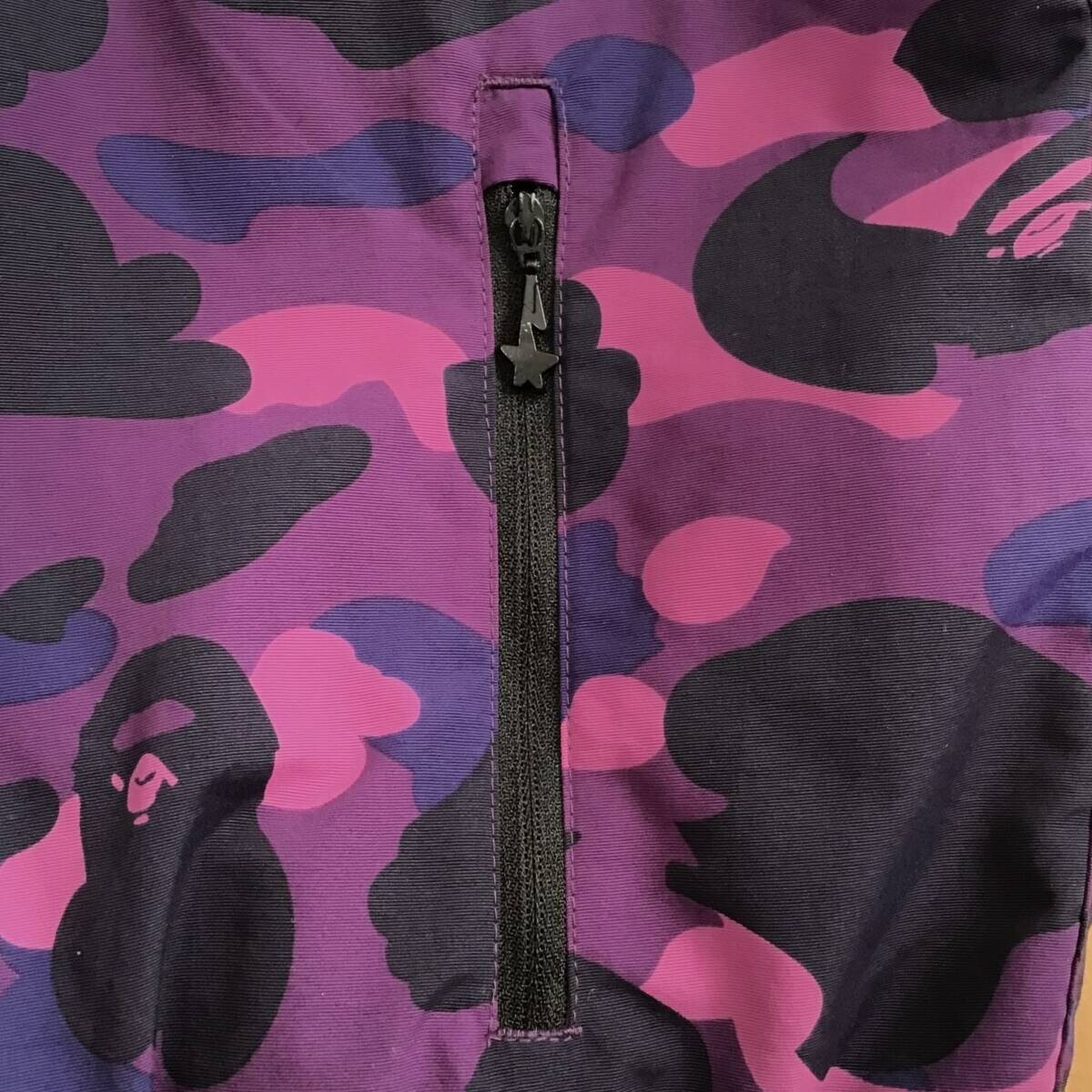 BAPE パープル迷彩 ミリタリージャケット COLOR CAMO BAPE HOODIE JACKET | bape.com
