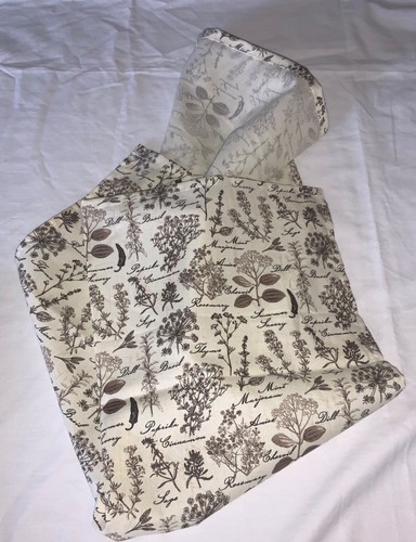 NEW Handmade 100% COTTON Kitchen DISH CLOTH TOWELS SET of Two 34" X 20" Herbs - Picture 9 of 12