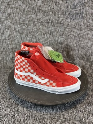 Vans x Concepts Sk8-Hi LX Mohair Sneaker Men's Size 9.5 Checkerboard