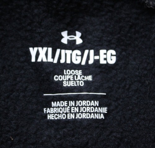 Under Armour Boy's Performance Armour Fleece Joggers JL3 Black Size XL NWT - Picture 3 of 6