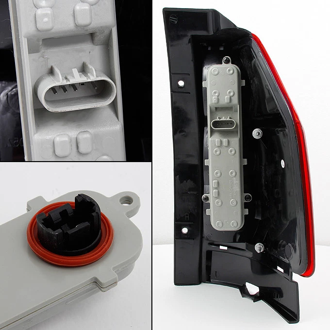 Luces traseras de repuesto Fit 02-09 GMC Envoy rojo oscuro L+R Foto 2 de 4