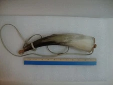 Early 60's Vintage Muzzle Loader Gun Powder Horn