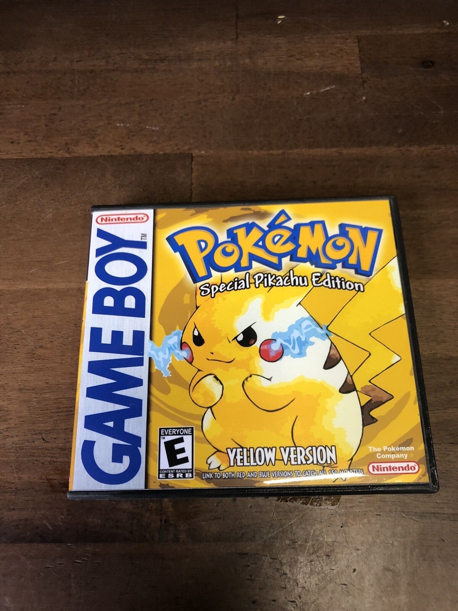 VINTAGE AUTHENTIC POKEMON YELLOW VERSION w/ CASE No Manual