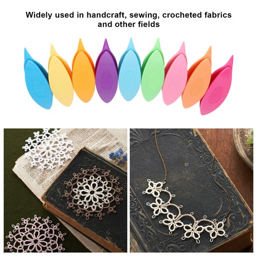 Handarbeitswerkzeug Set: 9 Stk. Tatting Shuttles In Verschiedenen Farben Für - Bild 15 von 22