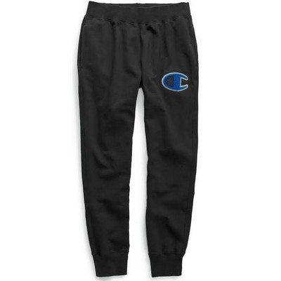 champion reverse weave chenille big c jogger