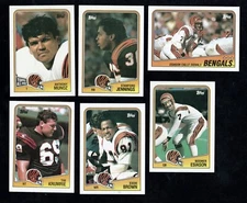 BENGALS 1988 TOPPS TEAM SET 11 CARDS W/ BOOMER BROWN WOODS & MUNOZ HOFER
