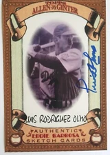 LUIS OLMO SIGNED CUSTOM 4 X 6 PHOTO