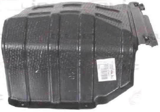 Cache sous moteur avant gauche Hyundai i10 en plastique noir rigide