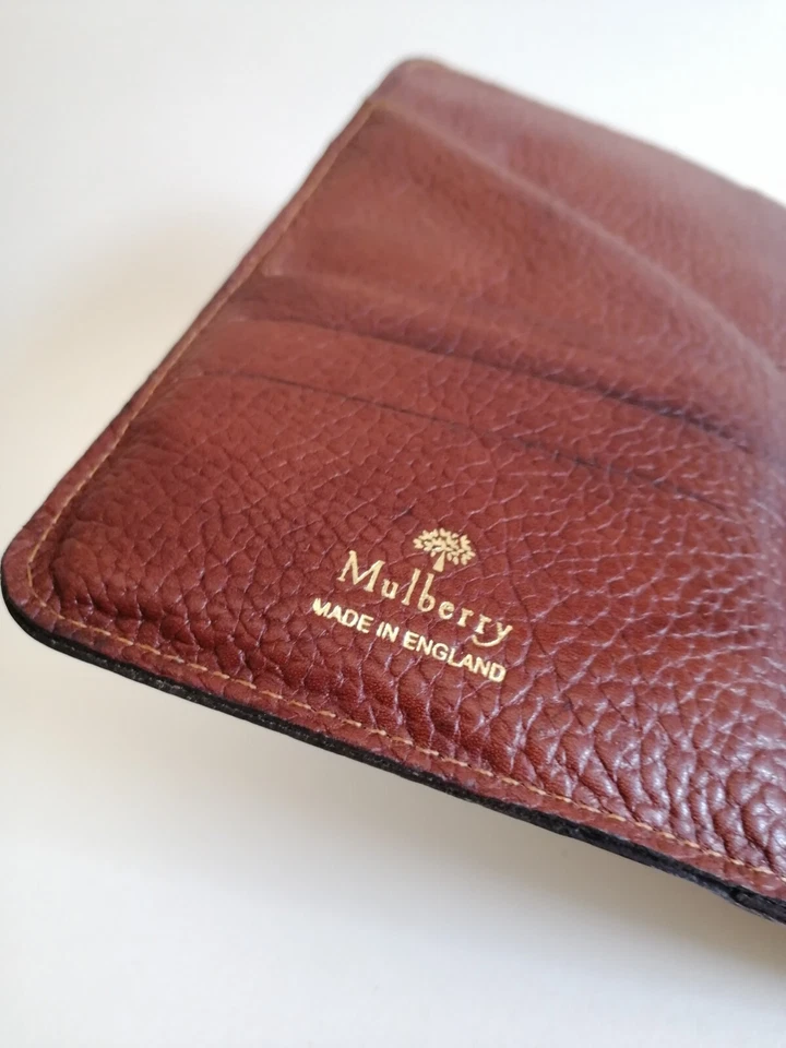 Mulberry Leather Wexford Conker manufactured 1999 agenda organizer filofax - Photo 4/4
