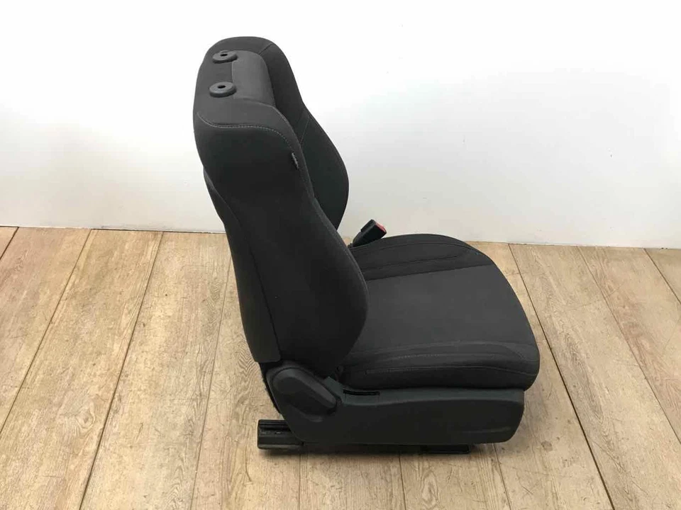 Se adapta a Dodge Charger R/T 2015-2023 asiento manual pasajero delantero derecho tela negra Foto 2 de 4