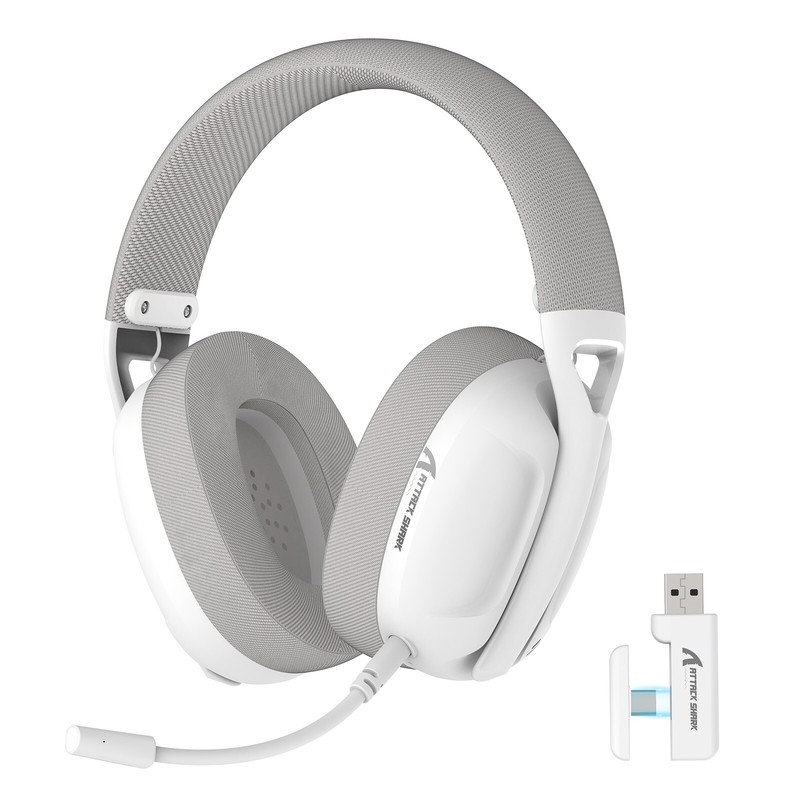 ATTACK SHARK L80 Wireless Gaming Headset with Noise Cancelling Mic for Xbox/PS4