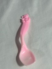 Shillman Sanitoy 1986 Curved Teddy Bear Blue Baby Spoon M-552