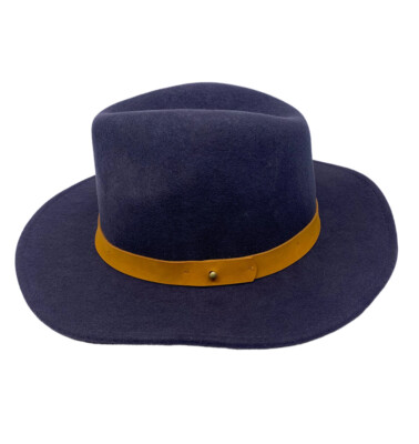 Gigi Pip Rancher Hat Australian Wool Gray Leather Strap  display picture 3