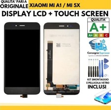 DISPLAY LCD Per XIAOMI MI A1 / MI 5X MDG2 SCHERMO VETRO TOUCH SCREEN FRAME NERO