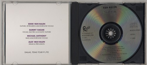 Van Halen - Texas Blues - seltene neuwertige versiegelte Import-CD - Dallas 1991 Resonanzboden - Bild 2 von 2