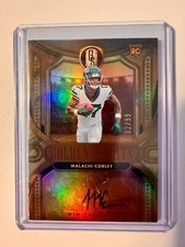 2024 Panini Gold Standard-Golden Debuts Autographs Malachi Corley 02/99 Jets