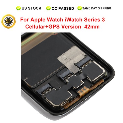 Pour montre iWatch Series 3 38 mm/42 mm LCD écran tactile ensemble numériseur - Photo 12 sur 23