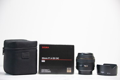 Sigma DG 30mm f/1.4 HSM EX DC Lens For Canon - FREE SHIPPING!