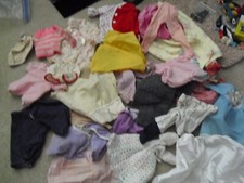 BIG Lot of Vintage Larger Size Doll Clothing Clothes Outfits