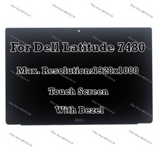 14" FHD LCD LED Touch Screen Digitizer Assembly For Dell Latitude 14 7480