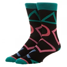 Sony Playstation Large All over Print Crew Socks