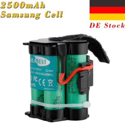 CREABEST 18V 2500mAh Li-Ionen-Akku für Husqvarna Automower 305 308 Gardena R40Li R45Li