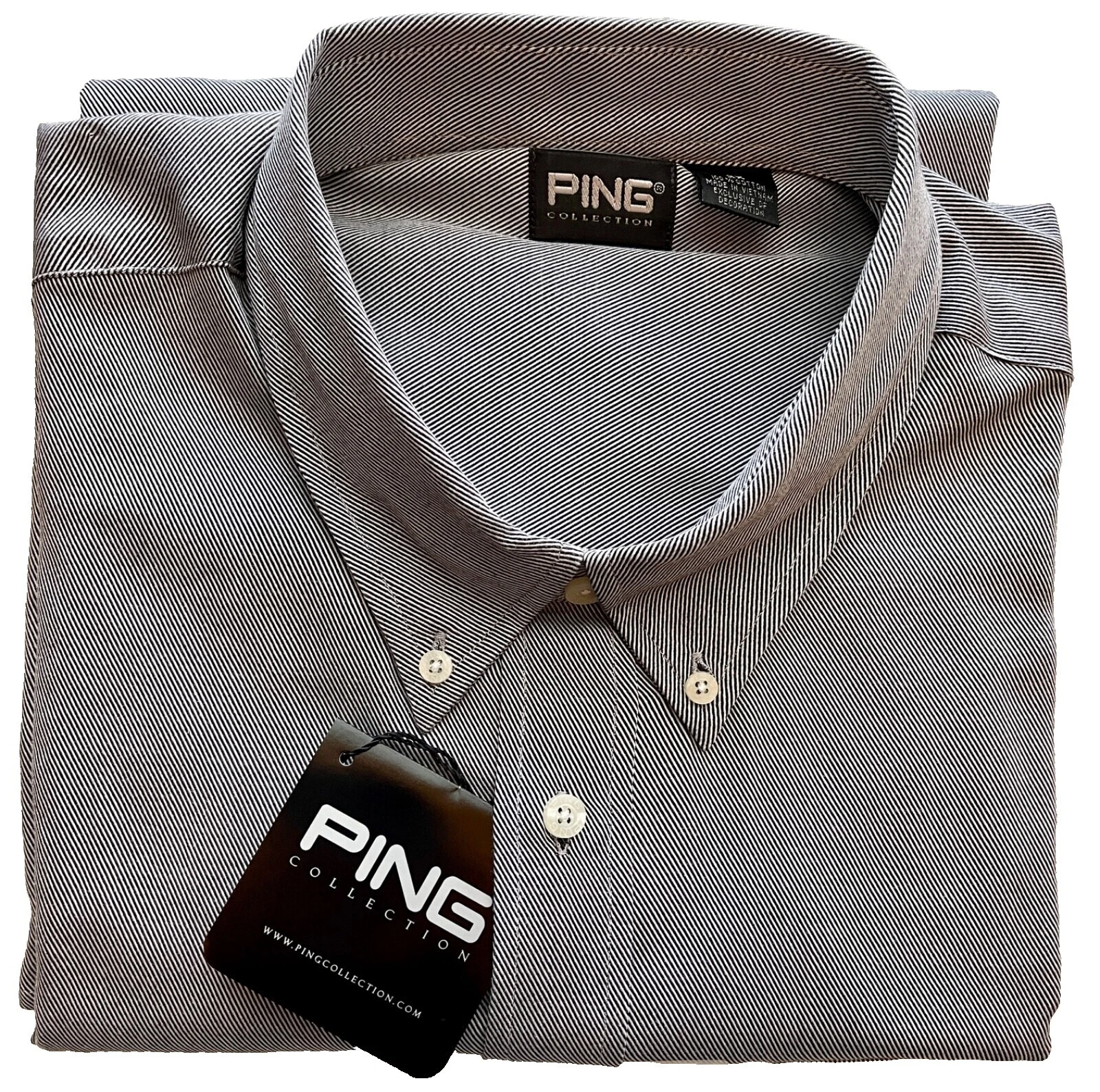 Ping Striped Regular Size Casual Button-Down Shirts for Men