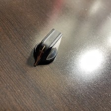 Original DAKA-WARE CHICAGO Black Bakelite Instrument Pointer Knob w/set screw