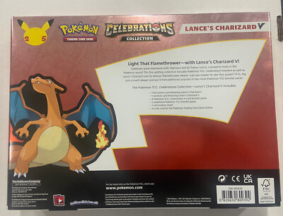 Pokemon Celebrations Lance's Charizard V Box Set Pokémon TCG 2021