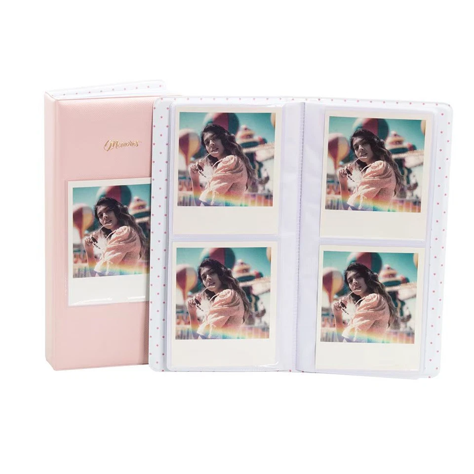64 Pocket Photo Album for Polaroid Prints - Pink - Kit of 2 - Image 4 of 4