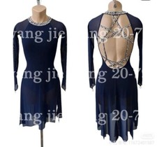 New Ice Figure Skating Dress Figure Skating Dress For Competition black