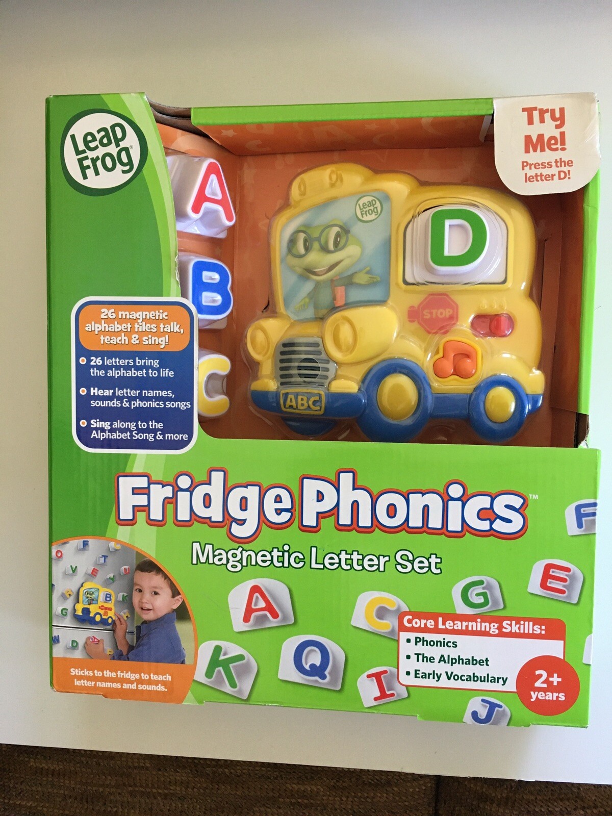 leapfrog tad's fridge phonics magnetic letter set toy