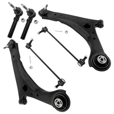 6PC Front Lower Control Arm Sway Bar Tie Rod for 2008-2016 Dodge Grand Caravan