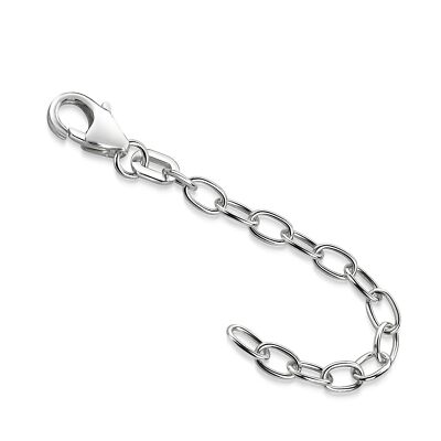 MATERIA Verlängerungskette für Kette Armband 925 Silber 6cm Kettenverlängerung